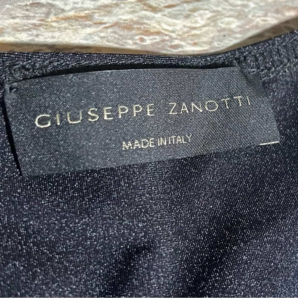 Giuseppe Zanotti Halyna Black Sports Bra Made in Italy - Picture 5 of 16